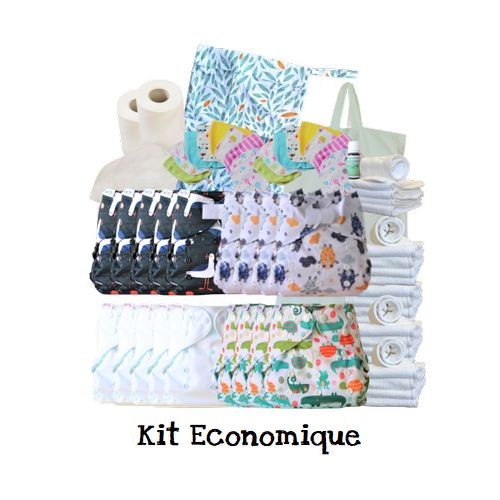 Kit Economique 199€ Pack couches lavables - Kit couche lavable